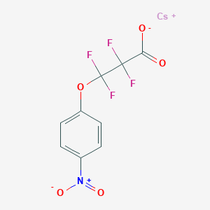 molecular formula C9H4CsF4NO5 B8087248 4-Nitrophenoxytetrafluoropropionic acid Cs salt 
