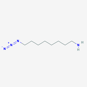 molecular formula C8H18N4 B8087280 8-Azido-1-octanamine 