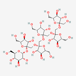 molecular formula C36H62O31 B8087347 Fruf(b2-1)Fruf(b2-1)Hex2ulof(?2-1)Fruf(b2-1)Fruf(b2-1a)Glc 