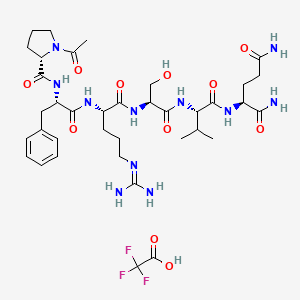molecular formula C37H56F3N11O11 B8087374 Kki-5 (tfa) 