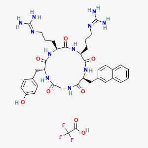 molecular formula C38H48F3N11O8 B8087381 FC131 (Tfa) 