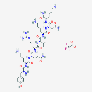 molecular formula C49H84F3N17O13 B8087404 PACAP-38 (31-38), human, mouse, rat (TFA) 