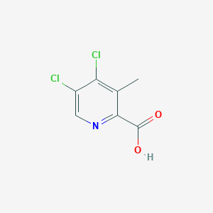 molecular formula C7H5Cl2NO2 B8087427 4,5-Dichloro-3-methylpyridine-2-carboxylic acid 