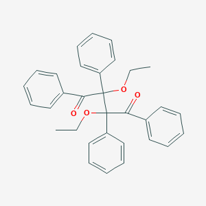 molecular formula C32H30O4 B8087448 2,3-Diethoxy-1,2,3,4-tetraphenylbutane-1,4-dione 