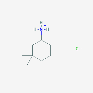 molecular formula C8H18ClN B8087491 (3,3-Dimethylcyclohexyl)azanium;chloride 