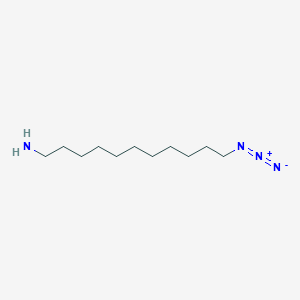 molecular formula C11H24N4 B8087504 11-Azido-1-undecanamine 