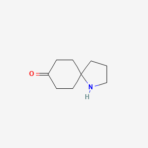 molecular formula C9H15NO B8087532 1-氮杂螺[4.5]癸烷-8-酮 