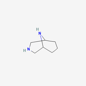 molecular formula C7H14N2 B8087533 3,9-二氮杂双环[3.3.1]壬烷 