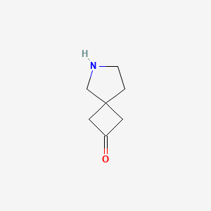 molecular formula C7H11NO B8087541 6-Azaspiro[3.4]octan-2-one 