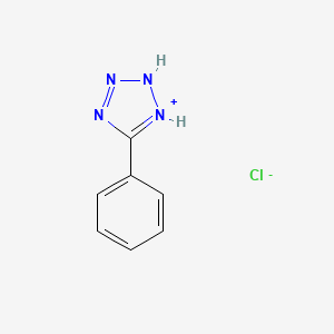 molecular formula C7H7ClN4 B8087621 5-苯基四氮唑氯化物 