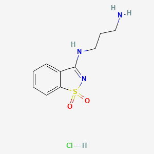 molecular formula C10H14ClN3O2S B8087778 CID 124219685 