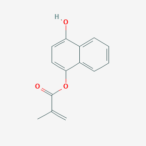 molecular formula C14H12O3 B8087915 4-Hydroxynaphthalen-1-yl methacrylate 