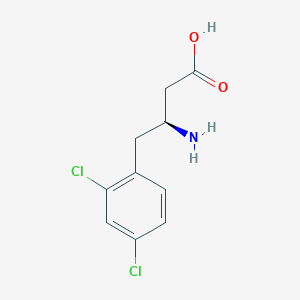 molecular formula C10H11Cl2NO2 B8087934 (3S)-3-amino-4-(2,4-dichlorophenyl)butanoic Acid 