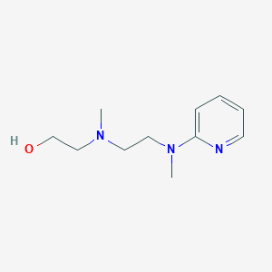molecular formula C11H19N3O B8088014 2-(Methyl(2-(methyl(pyridin-2-yl)amino)ethyl)amino)ethan-1-ol 