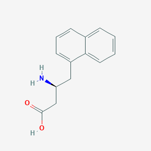 molecular formula C14H15NO2 B8088021 H-|A-HoAla(1-Naphthyl)-OH 