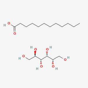 molecular formula C18H38O8 B8088065 山梨糖醇月桂酸酯 