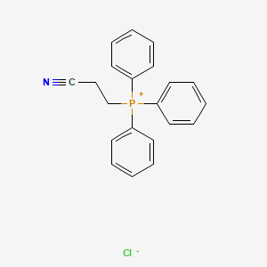 molecular formula C21H19ClNP B8088144 (2-Cyanoethyl)triphenylphosphonium chloride CAS No. 173921-12-5