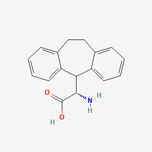 molecular formula C17H17NO2 B8088230 (2S)-2-amino-2-(2-tricyclo[9.4.0.03,8]pentadeca-1(15),3,5,7,11,13-hexaenyl)acetic acid 