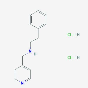 2-phenyl-N-(pyridin-4-ylmethyl)ethanamine;dihydrochloride