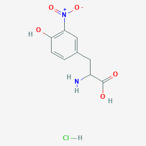 2-Amino-3-(4-hydroxy-3-nitrophenyl)propanoic acid;hydrochloride