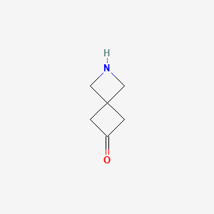 molecular formula C6H9NO B8088547 2-Azaspiro[3.3]heptan-6-one 