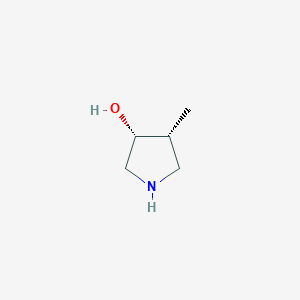 molecular formula C5H11NO B8088562 cis-4-Methylpyrrolidin-3-ol 