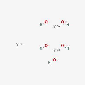molecular formula H5O5Y3+4 B8088581 Yttrium(3+);pentahydroxide 