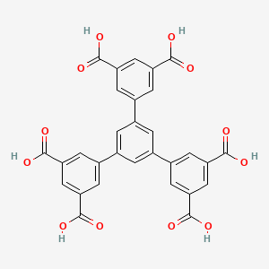 molecular formula C30H18O12 B8088619 5'-(3,5-Dicarboxyphenyl)-[1,1':3',1''-terphenyl]-3,3'',5,5''-tetracarboxylic acid CAS No. 1228047-98-0