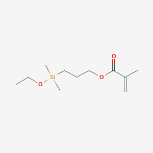 molecular formula C11H22O3Si B080887 3-(乙氧基二甲基甲硅烷基)丙烯酸甲酯 CAS No. 13731-98-1