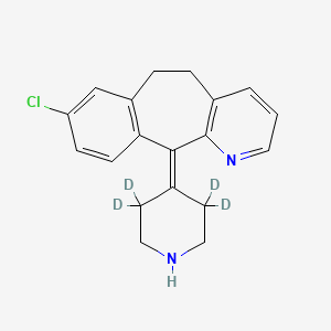 molecular formula C19H19ClN2 B8088779 Desloratadine-3,3,5,5-d4 