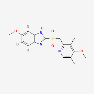 molecular formula C17H19N3O4S B8088789 欧美拉唑砜-d3 
