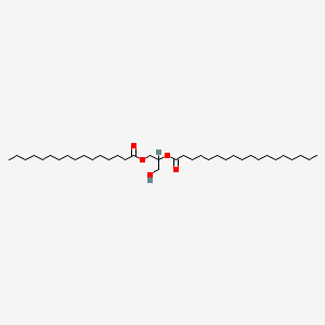 molecular formula C37H72O5 B8088797 Glycerides, C16-18 mono-and di- CAS No. 85251-77-0