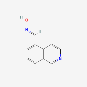 molecular formula C10H8N2O B8088919 (E)-N-(isoquinolin-5-ylmethylidene)hydroxylamine 