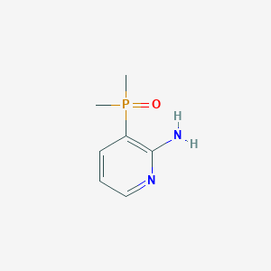 molecular formula C7H11N2OP B8088976 (2-Aminopyridin-3-YL)dimethylphosphine oxide 