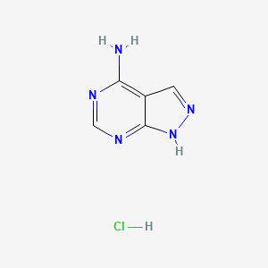 1H-pyrazolo[3,4-d]pyrimidin-4-amine hydrochloride