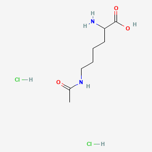 molecular formula C8H18Cl2N2O3 B8089050 2-Amino-6-acetamidohexanoic acid dihydrochloride 