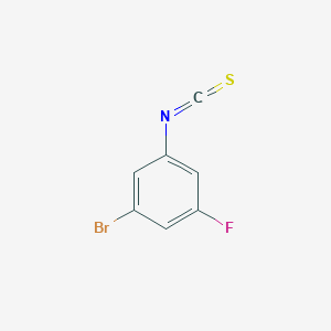 molecular formula C7H3BrFNS B8089083 3-Bromo-5-fluorophenylisothiocyanate 