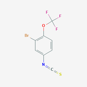molecular formula C8H3BrF3NOS B8089087 3-Bromo-4-(trifluoromethoxy)phenylisothiocyanate 