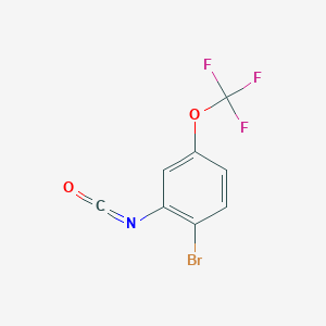 1-Bromo-2-isocyanato-4-(trifluoromethoxy)benzene