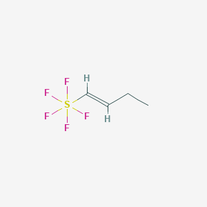 molecular formula C4H7F5S B8089217 1-丁烯-1-基五氟化硫 