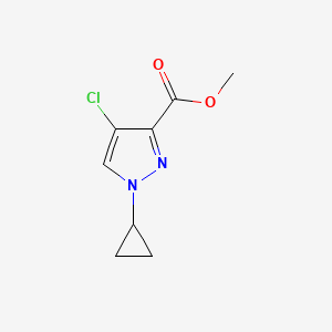 Methyl 4-chloro-1-cyclopropyl-1H-pyrazole-3-carboxylate