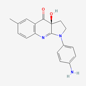 molecular formula C18H17N3O2 B8089293 p-Aminoblebbistatin 