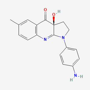 molecular formula C18H17N3O2 B8089293 para-amino-Blebbistatin 