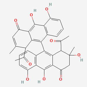molecular formula C34H28O9 B8089310 塞托霉素 CAS No. 72484-73-2
