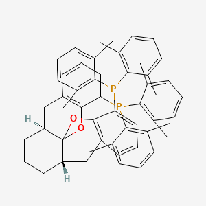 [(10S,14S)-20-bis(2,6-dimethylphenyl)phosphanyl-2,22-dioxapentacyclo[12.8.0.01,10.03,8.016,21]docosa-3(8),4,6,16(21),17,19-hexaen-4-yl]-bis(2,6-dimethylphenyl)phosphane