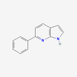 molecular formula C13H10N2 B8089444 6-phenyl-1H-pyrrolo[2,3-b]pyridine 