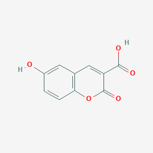 molecular formula C10H6O5 B8089495 6-Hydroxy-2-oxo-2H-chromene-3-carboxylic acid 