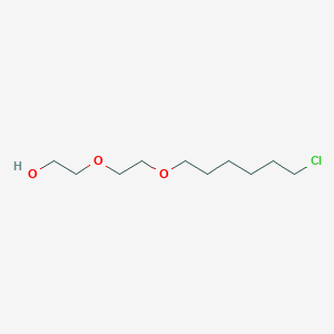 molecular formula C10H21ClO3 B8089520 2-(2-((6-Chlorohexyl)oxy)ethoxy)ethan-1-ol 
