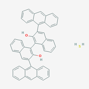 molecular formula C48H32O2S B8089583 (S)-3,3'-Bis(9-anthryl)-1,1'-binaphthyl-2,2'-diol 