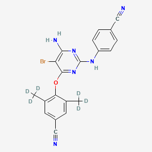 molecular formula C20H15BrN6O B8089661 Etravirine-d6 